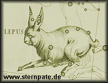 Mythologie des Sternbildes Hase. Lepus